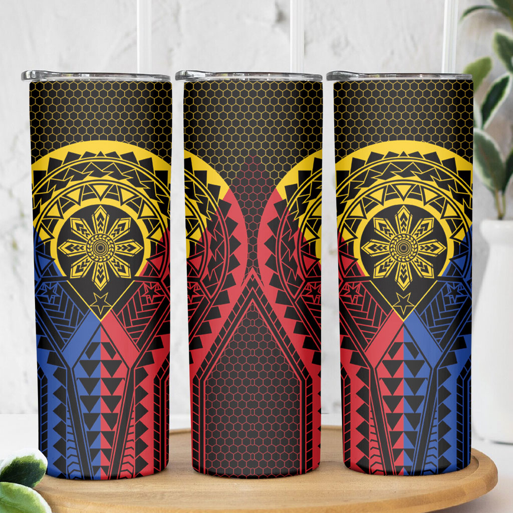 Philippines Batok Tribal Inspired Tattoo Skinny Tumbler