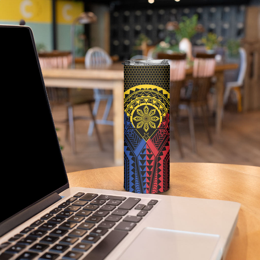 Philippines Batok Tribal Inspired Tattoo Skinny Tumbler
