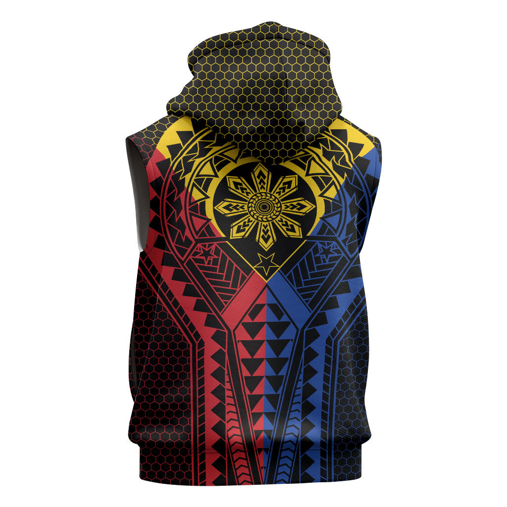 Philippines Batok Tribal Inspired Tattoo Sleeveless Hoodie