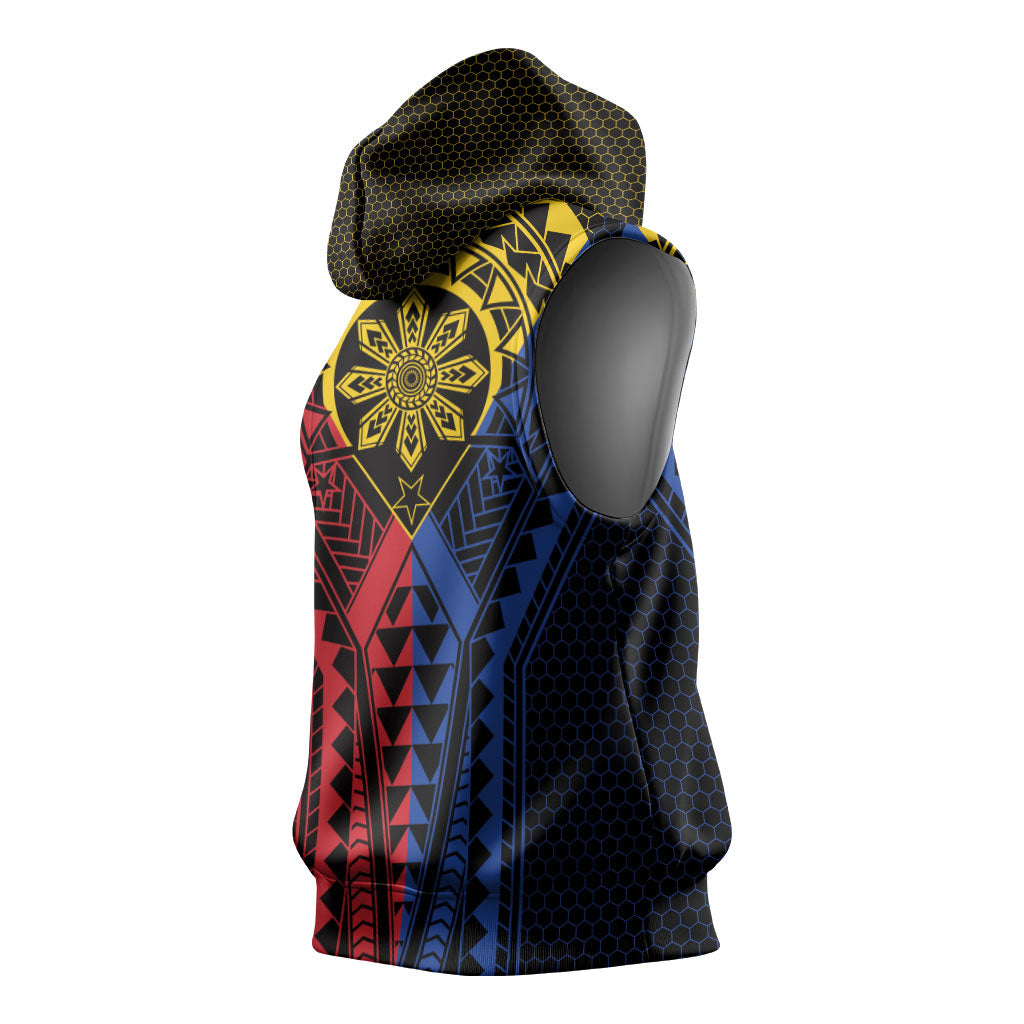 Philippines Batok Tribal Inspired Tattoo Sleeveless Hoodie