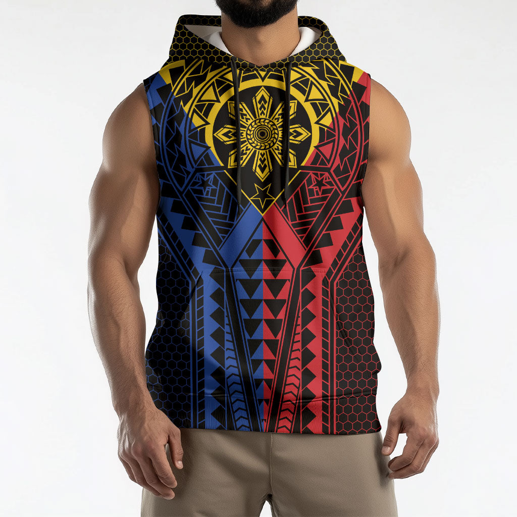 Philippines Batok Tribal Inspired Tattoo Sleeveless Hoodie