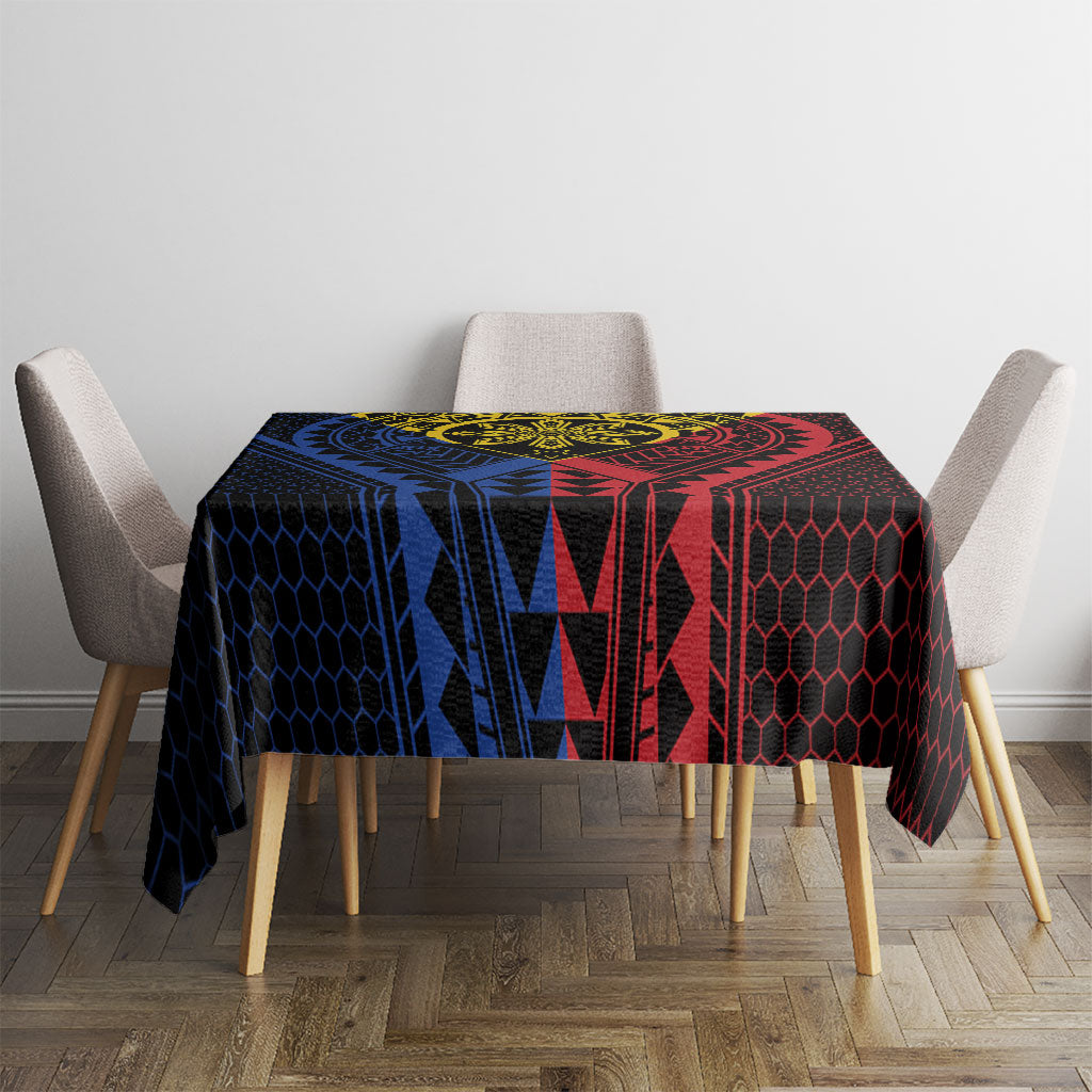 Philippines Batok Tribal Inspired Tattoo Tablecloth
