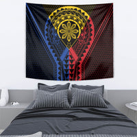 Philippines Batok Tribal Inspired Tattoo Tapestry