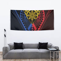 Philippines Batok Tribal Inspired Tattoo Tapestry