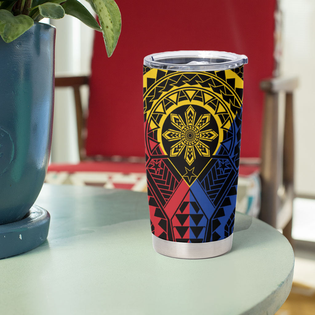 Philippines Batok Tribal Inspired Tattoo Tumbler Cup