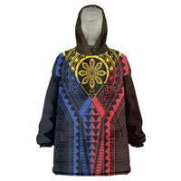 Philippines Batok Tribal Inspired Tattoo Wearable Blanket Hoodie
