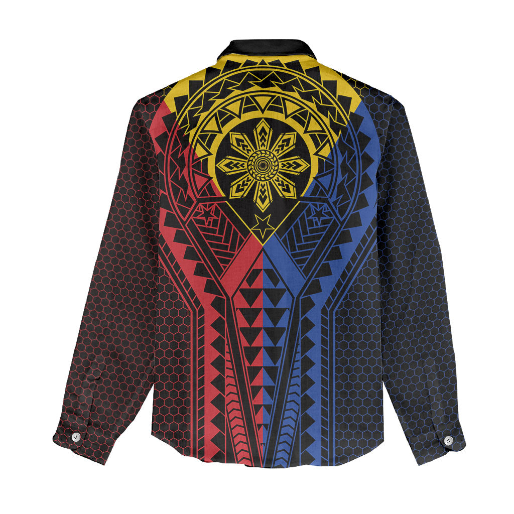 Philippines Batok Tribal Inspired Tattoo Women Casual Shirt