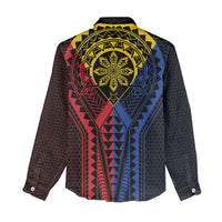 Philippines Batok Tribal Inspired Tattoo Women Casual Shirt