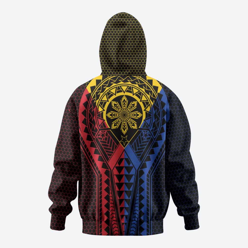 Philippines Batok Tribal Inspired Tattoo Zip Hoodie