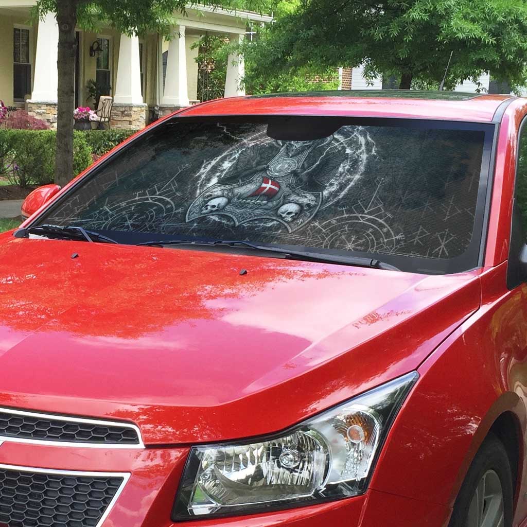 Denmark Viking Auto Sun Shade Odin's Raven Legacy - Wonder Print Shop