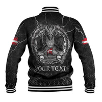 Personalized Denmark Viking Baseball Jacket Odin's Raven Legacy - Wonder Print Shop