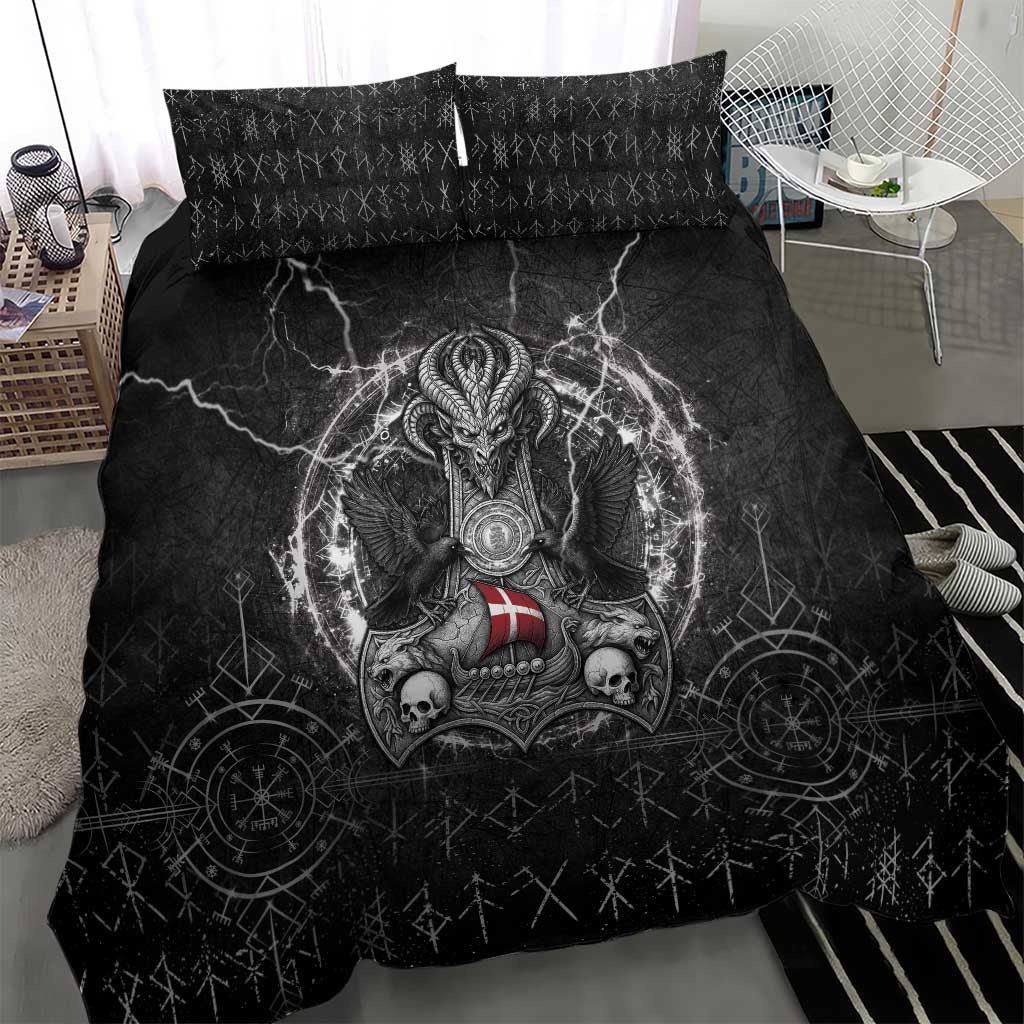 Denmark Viking Bedding Set Odin's Raven Legacy - Wonder Print Shop
