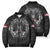 Personalized Denmark Viking Bomber Puffer Jacket Odin's Raven Legacy - Wonder Print Shop