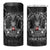 Personalized Denmark Viking 4 in 1 Can Cooler Tumbler Odin's Raven Legacy - Wonder Print Shop