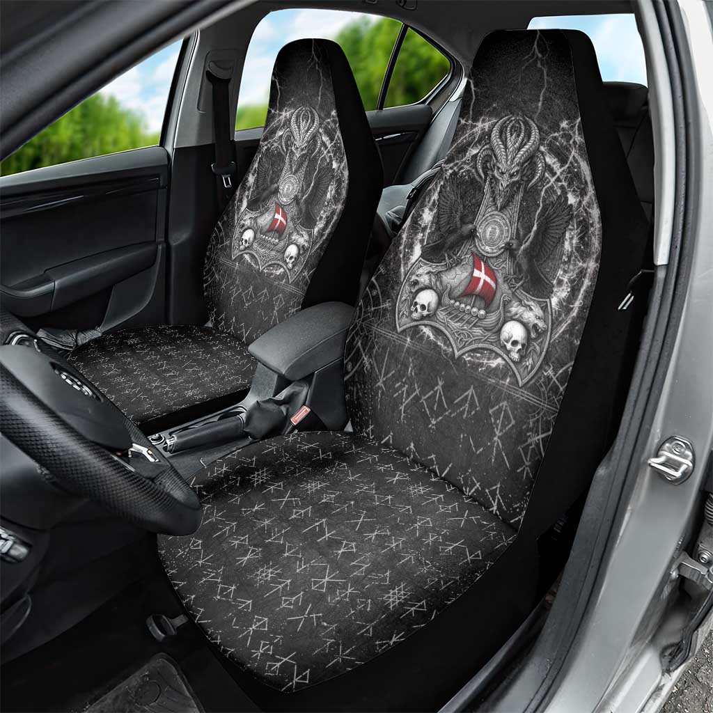 Denmark Viking Car Seat Cover Odin's Raven Legacy - Wonder Print Shop