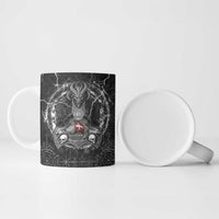 Personalized Denmark Viking Ceramic Mug Odin's Raven Legacy - Wonder Print Shop