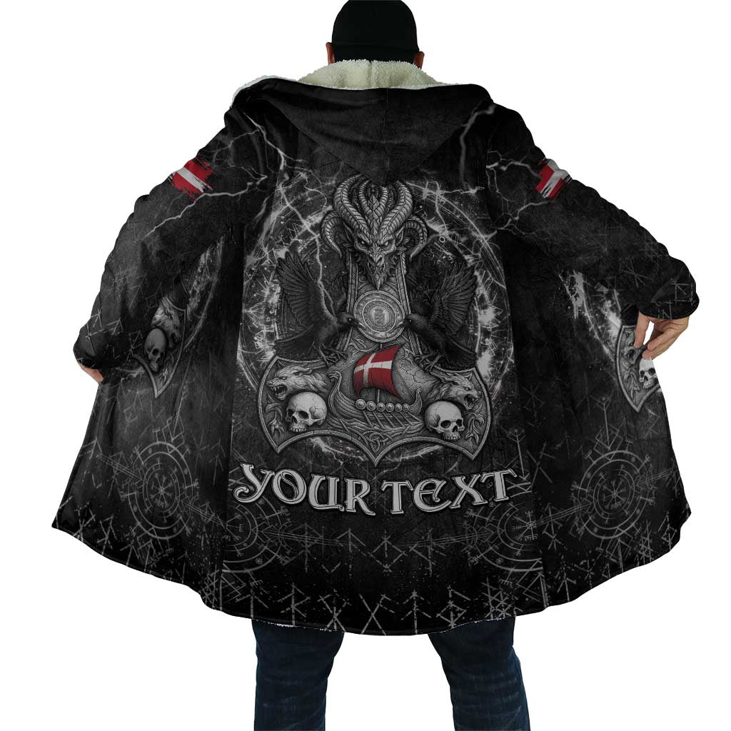 Personalized Denmark Viking Cloak Odin's Raven Legacy - Wonder Print Shop