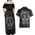 Personalized Denmark Viking Couples Matching Off Shoulder Maxi Dress and Hawaiian Shirt Odin's Raven Legacy - Wonder Print Shop