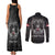 Personalized Denmark Viking Couples Matching Tank Maxi Dress and Long Sleeve Button Shirt Odin's Raven Legacy - Wonder Print Shop