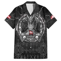 Personalized Denmark Viking Family Matching Long Sleeve Bodycon Dress and Hawaiian Shirt Odin's Raven Legacy - Wonder Print Shop