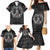 Personalized Denmark Viking Family Matching Mermaid Dress and Hawaiian Shirt Odin's Raven Legacy - Wonder Print Shop