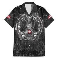 Personalized Denmark Viking Family Matching Mermaid Dress and Hawaiian Shirt Odin's Raven Legacy - Wonder Print Shop