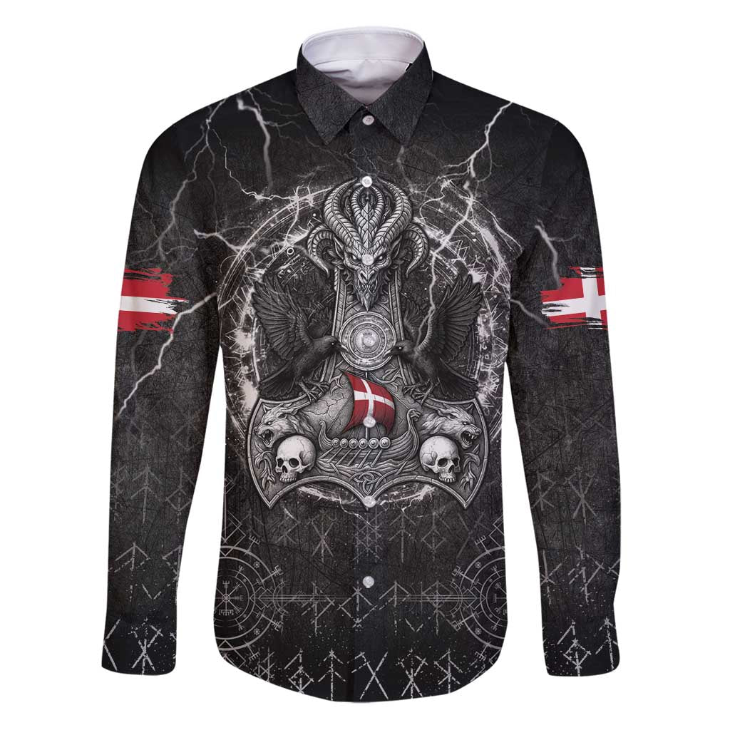 Personalized Denmark Viking Family Matching Puletasi and Hawaiian Shirt Odin's Raven Legacy - Wonder Print Shop