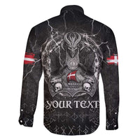 Personalized Denmark Viking Family Matching Short Sleeve Bodycon Dress and Hawaiian Shirt Odin's Raven Legacy - Wonder Print Shop