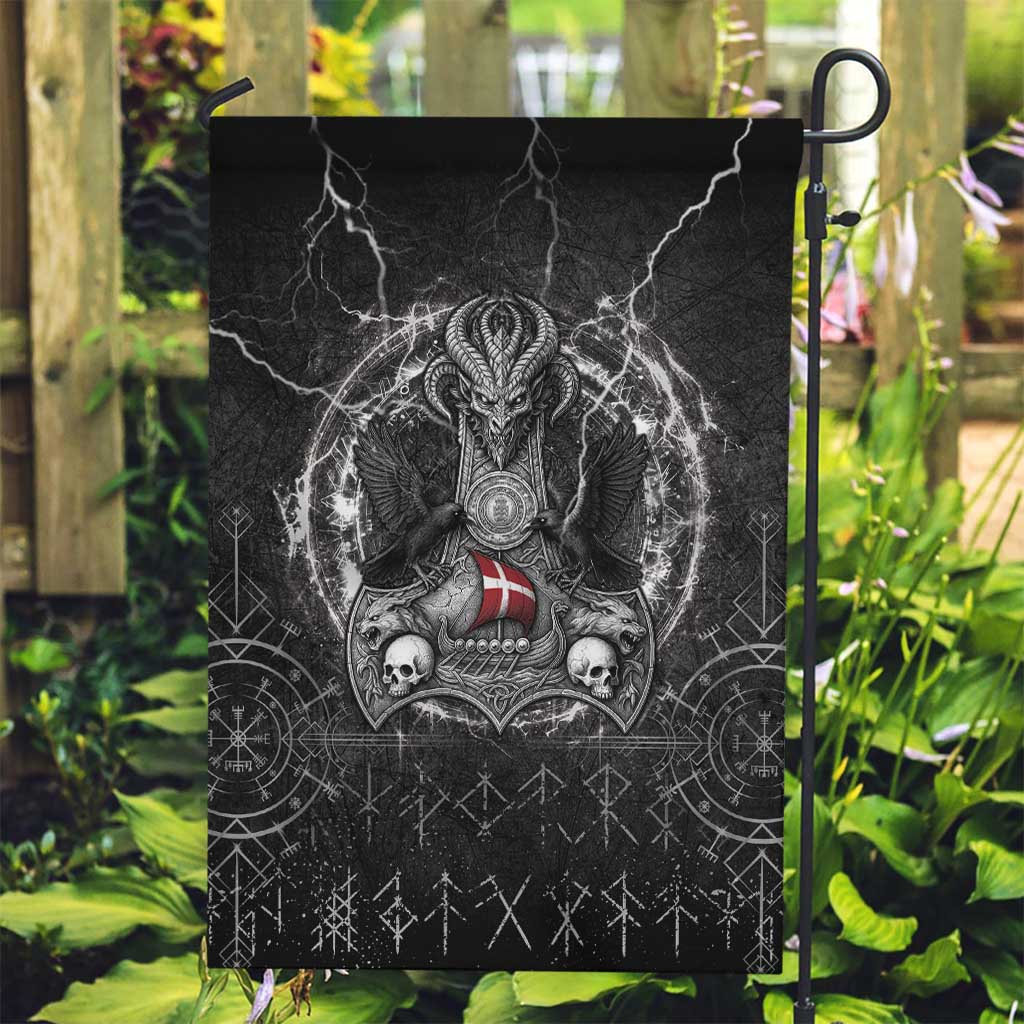 Denmark Viking Garden Flag Odin's Raven Legacy - Wonder Print Shop