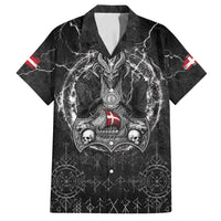 Personalized Denmark Viking Hawaiian Shirt Odin's Raven Legacy - Wonder Print Shop