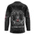 Personalized Denmark Viking Hockey Jersey Odin's Raven Legacy - Wonder Print Shop