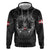 Personalized Denmark Viking Hoodie Odin's Raven Legacy - Wonder Print Shop
