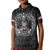 Personalized Denmark Viking Kid Polo Shirt Odin's Raven Legacy - Wonder Print Shop
