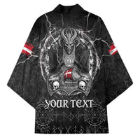 Personalized Denmark Viking Kimono Odin's Raven Legacy - Wonder Print Shop