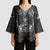 Personalized Denmark Viking Kimono Sleeve Blouse Odin's Raven Legacy - Wonder Print Shop