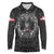 Personalized Denmark Viking Long Sleeve Polo Shirt Odin's Raven Legacy - Wonder Print Shop