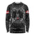 Personalized Denmark Viking Long Sleeve Shirt Odin's Raven Legacy - Wonder Print Shop
