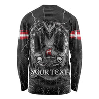 Personalized Denmark Viking Long Sleeve Shirt Odin's Raven Legacy - Wonder Print Shop