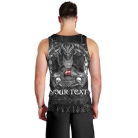 Personalized Denmark Viking Men Tank Top Odin's Raven Legacy - Wonder Print Shop