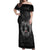 Personalized Denmark Viking Off Shoulder Maxi Dress Odin's Raven Legacy - Wonder Print Shop