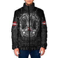 Personalized Denmark Viking Padded Jacket Odin's Raven Legacy - Wonder Print Shop