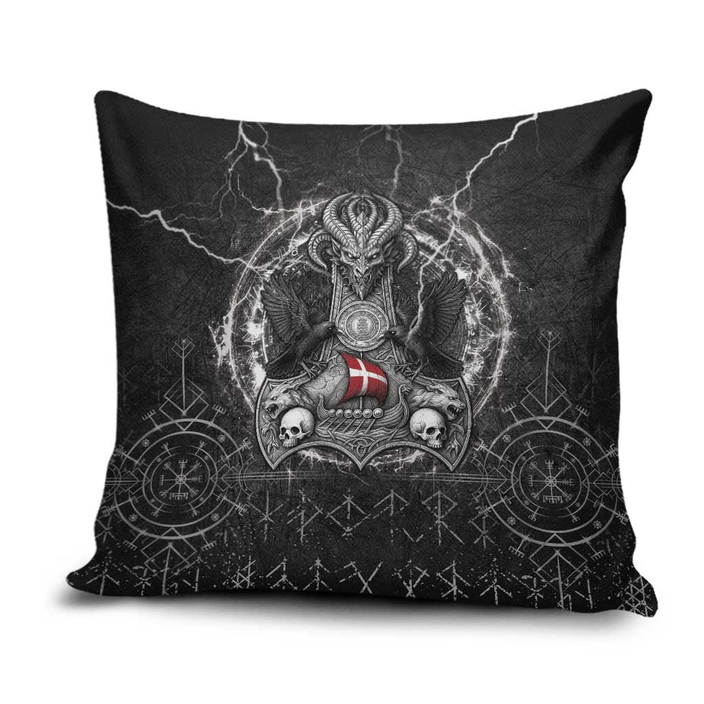 Denmark Viking Pillow Cover Odin's Raven Legacy - Wonder Print Shop
