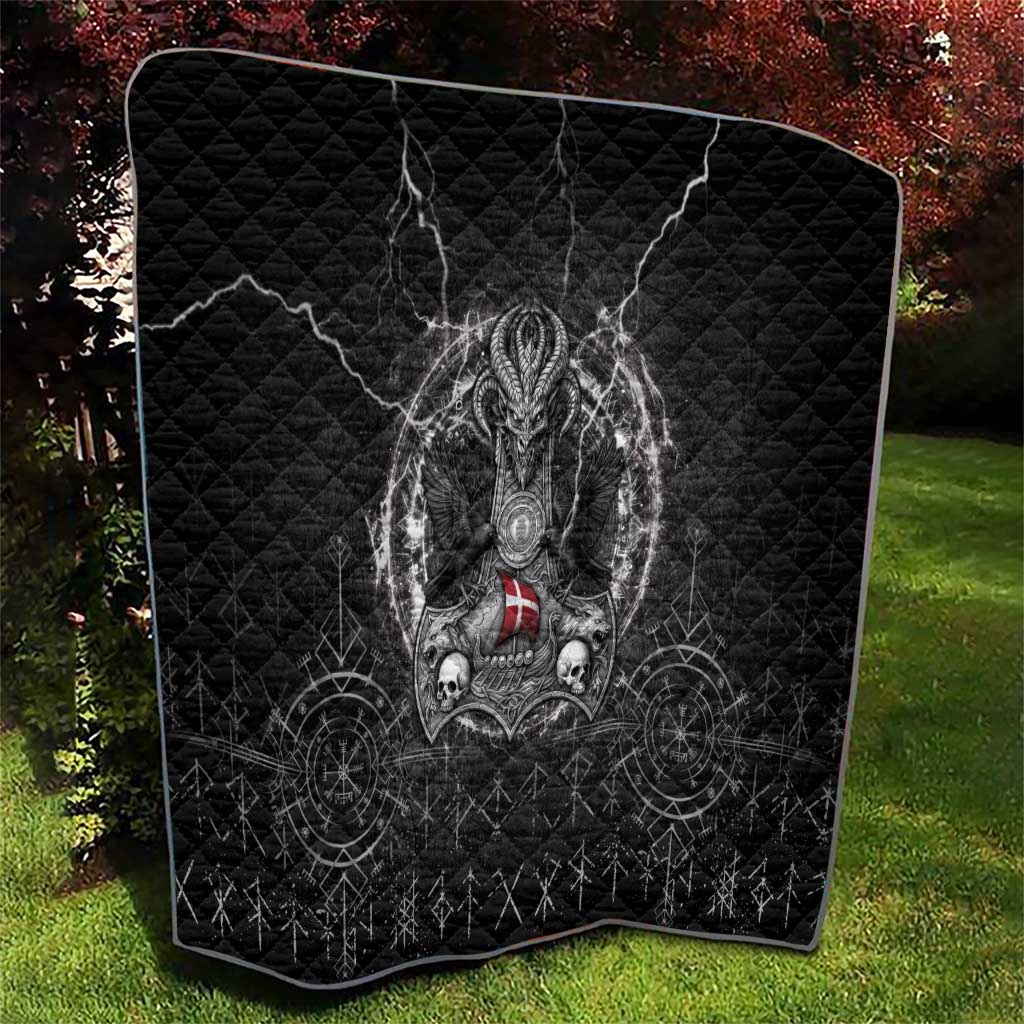 Denmark Viking Quilt Odin's Raven Legacy - Wonder Print Shop