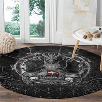 Denmark Viking Round Carpet Odin's Raven Legacy - Wonder Print Shop