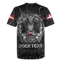Personalized Denmark Viking Rugby Jersey Odin's Raven Legacy - Wonder Print Shop
