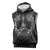 Personalized Denmark Viking Sleeveless Hoodie Odin's Raven Legacy - Wonder Print Shop