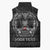 Personalized Denmark Viking Sleeveless Puffer Jacket Odin's Raven Legacy - Wonder Print Shop