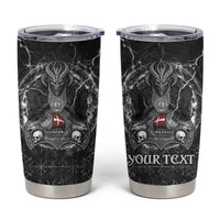 Personalized Denmark Viking Tumbler Cup Odin's Raven Legacy - Wonder Print Shop