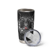 Personalized Denmark Viking Tumbler Cup Odin's Raven Legacy - Wonder Print Shop