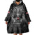Personalized Denmark Viking Wearable Blanket Hoodie Odin's Raven Legacy - Wonder Print Shop